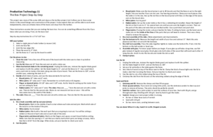 Box project step by step instructions