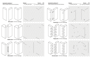 Drawing isometric joinery