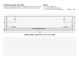 Toolbox drawing: Box sides Toolbox drawing: Box sides