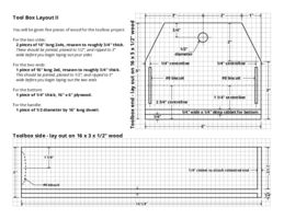 Adapted toolbox layout