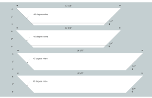 Picture frame - full size parts Picture frame - full size parts