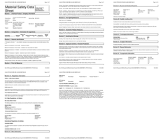 Painters touch, deep blue MSDS