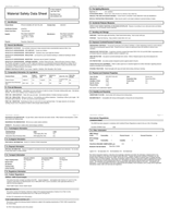 Painters touch, yellow MSDS