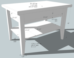 20 x 30 table